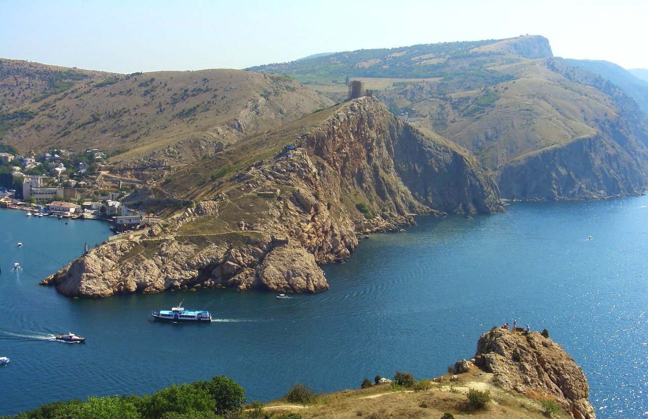 Крым море бухта Балаклавы